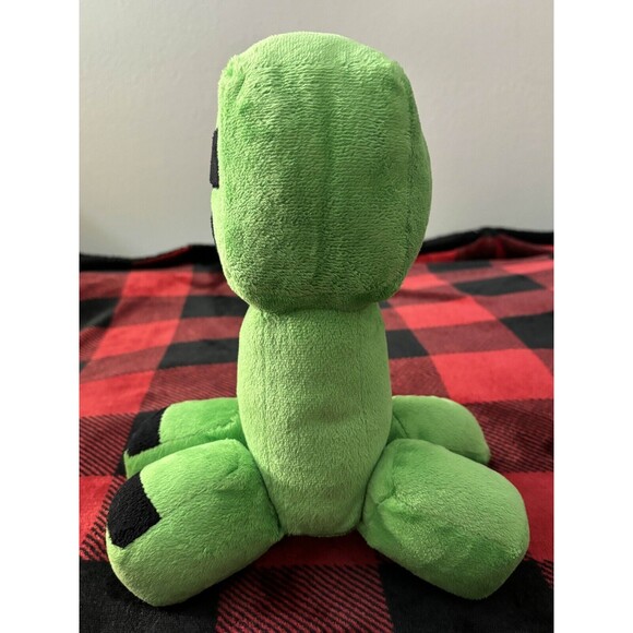 Mojang Minecraft Jinx Creeper Plush 12" (No Tag) Green Stuffed Animal Toy - Picture 4 of 5